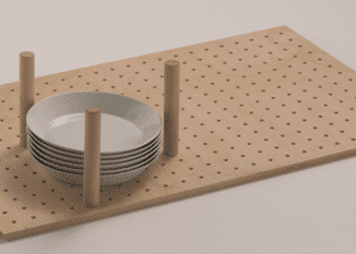 BASE PERFORADA MADERA